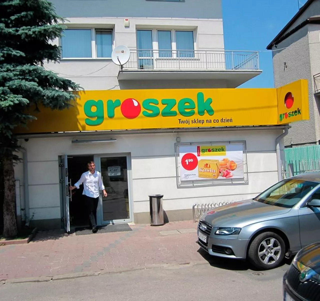Ten lubelski Groszek zadziwia  szerokością asortymentu – 10 000 SKU,  jak w sporym supermarkecie ()