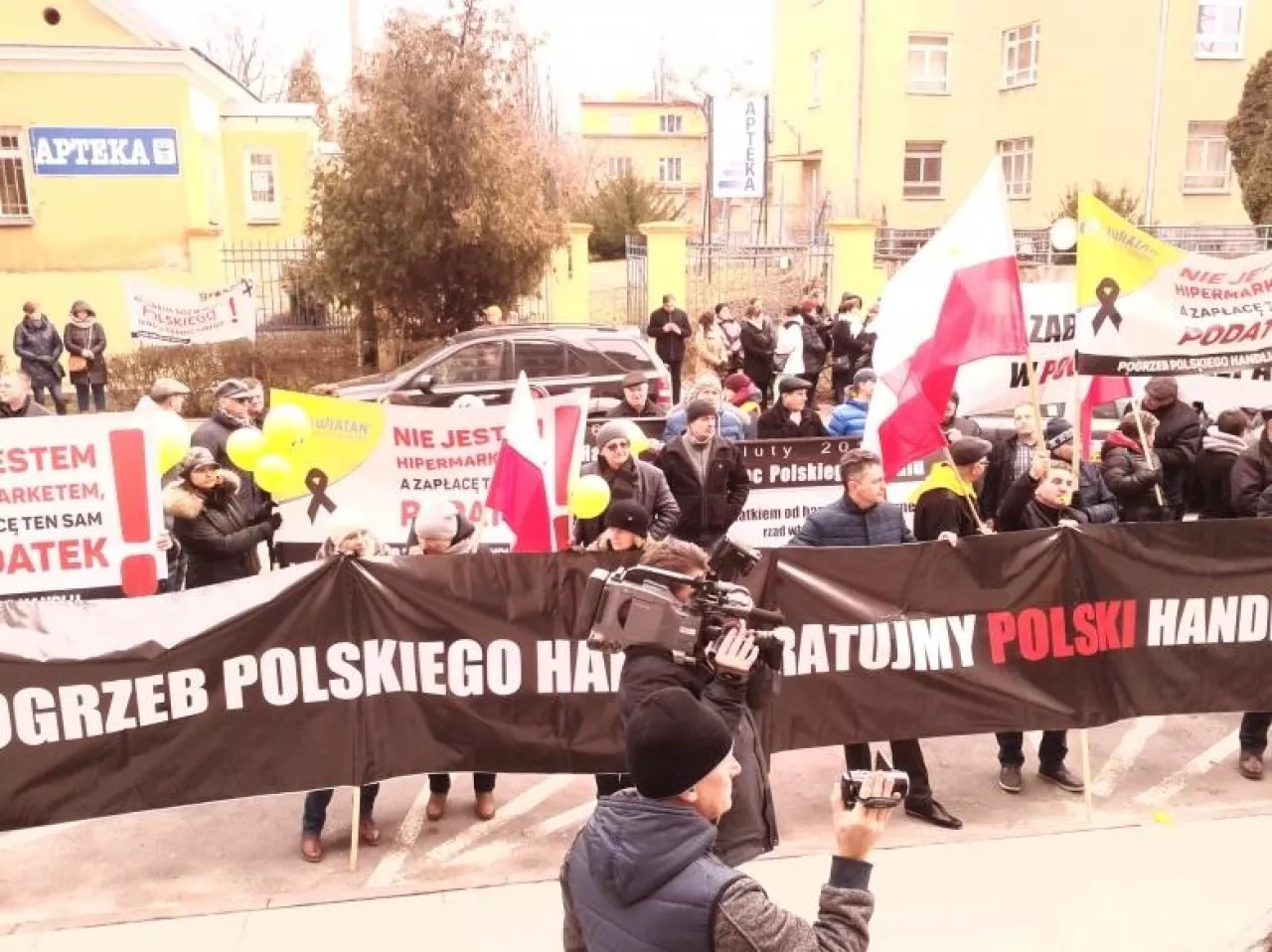 Handlowcy manifestowali w Lublinie przeciwko podatkowi. Zobacz zdjęcia! - 2