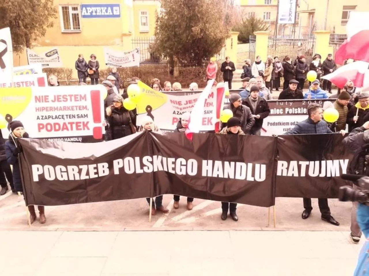 Handlowcy manifestowali w Lublinie przeciwko podatkowi. Zobacz zdjęcia! - 2