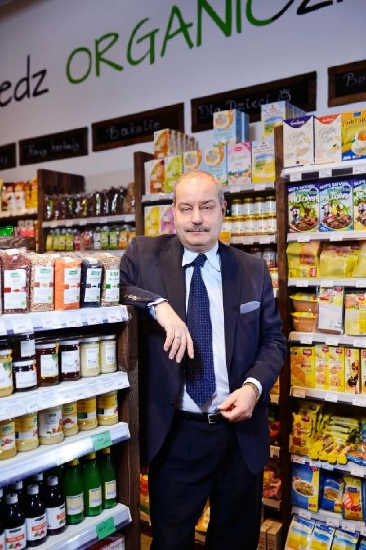 Sławomir Chłoń, prezes Organic Farma Zdrowia ()