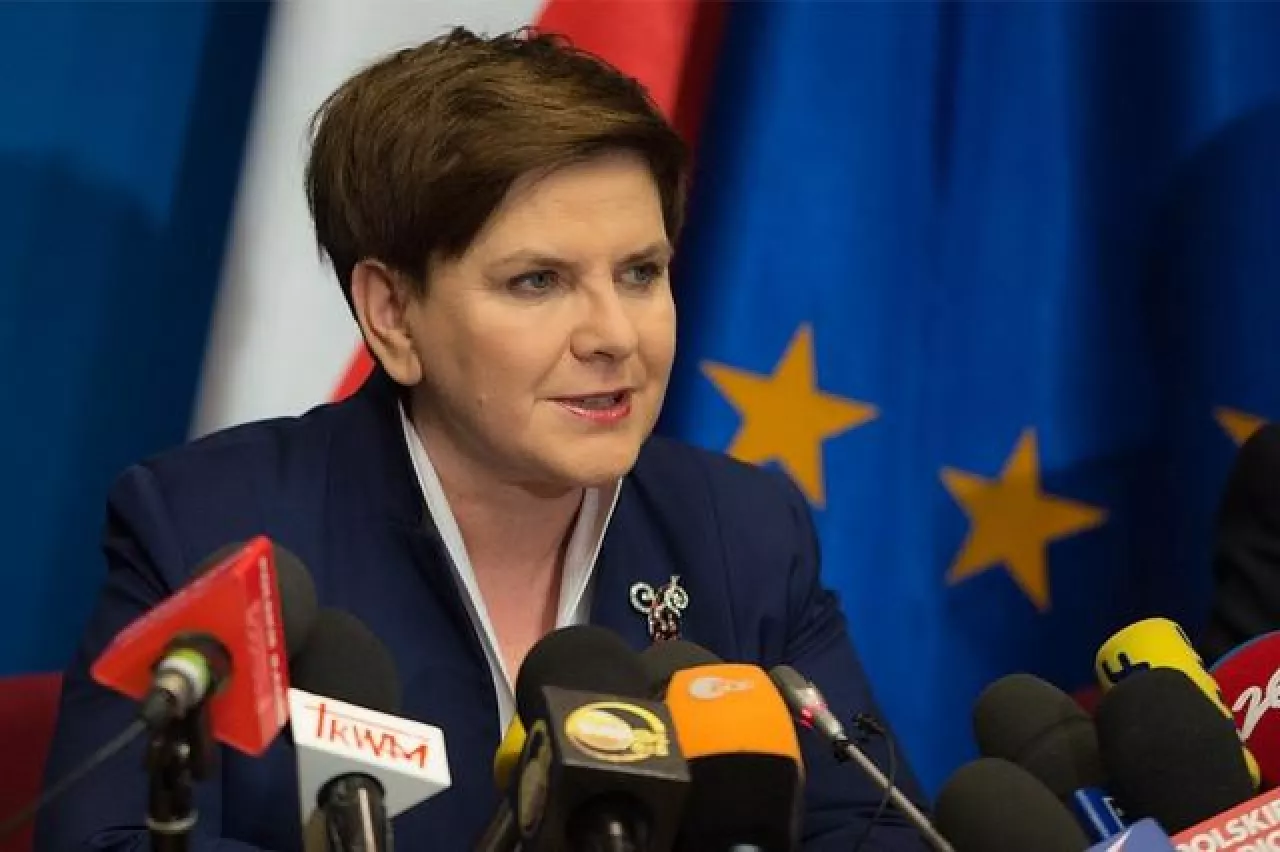 Premier Beata Szydło na szczycie Rady Europejskiej (fot. KPRM/P. Tracz, domena publiczna)