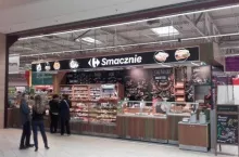 Koncept gastroniomiczny Smacznie w hipermarkecie Carrefour Wileńska w Warszawie (materiały własne)