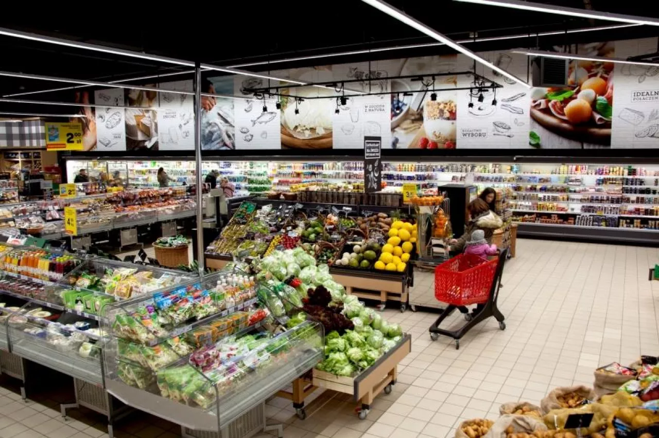 Supermarket premium sieci Carrefour zlokalizowany na warszawskiej Białołęce (fot. Carrefour Polska)