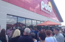 Na zdj. największy sklep sieci Polomarket w Polsce, podczas otwarcia (fot. materiały prasowe)