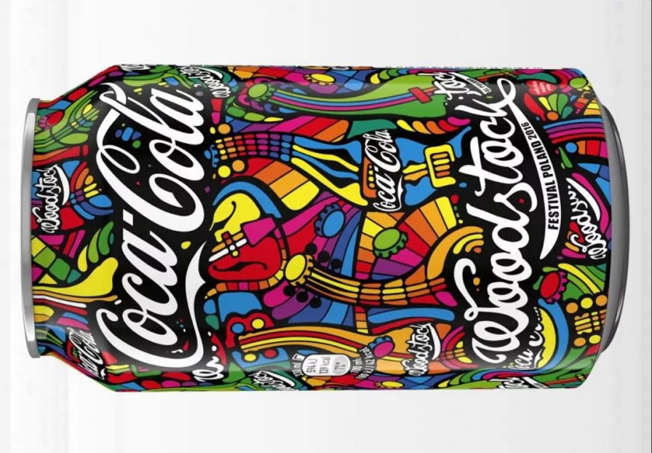 Specjalna puszka Coca-Coli na Przystanek Woodstock (materiały prasowe)