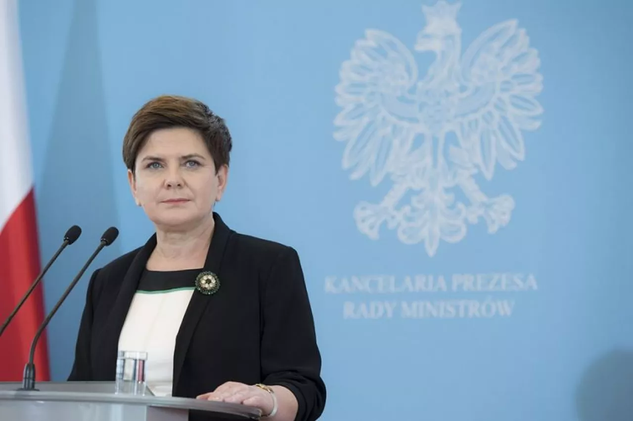 Premier Beata Szydło (fot. KPRM/P. Tracz, domena publiczna)