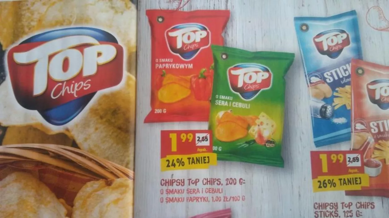 Top Chips marka własna sieci Biedronka (materiały własne)