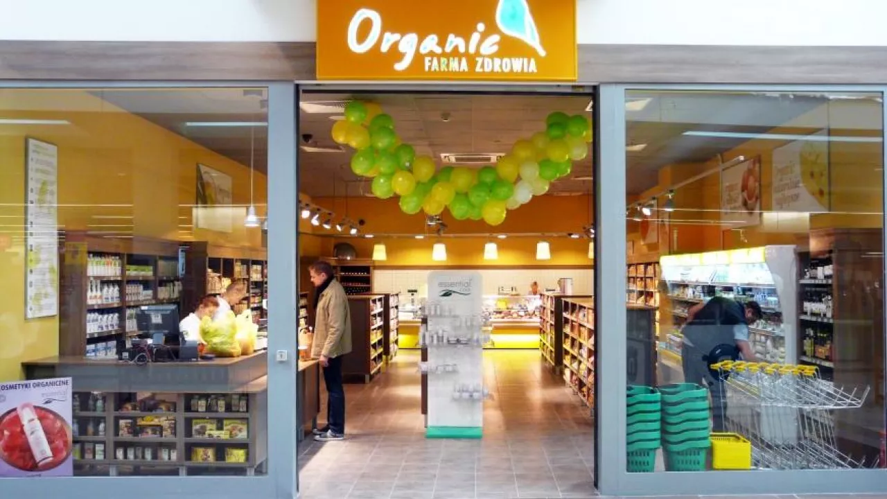 Na zdj. sklep sieci Organic Farma Zdrowia (fot. materiały prasowe)