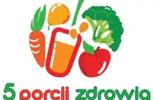 Logo kampanii „5 porcji warzyw, owoców lub soku” (mat. prasowe)