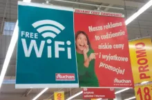 Auchan oferuje darmowe Wi-Fi w swoich hipermarketach (materiały własne)