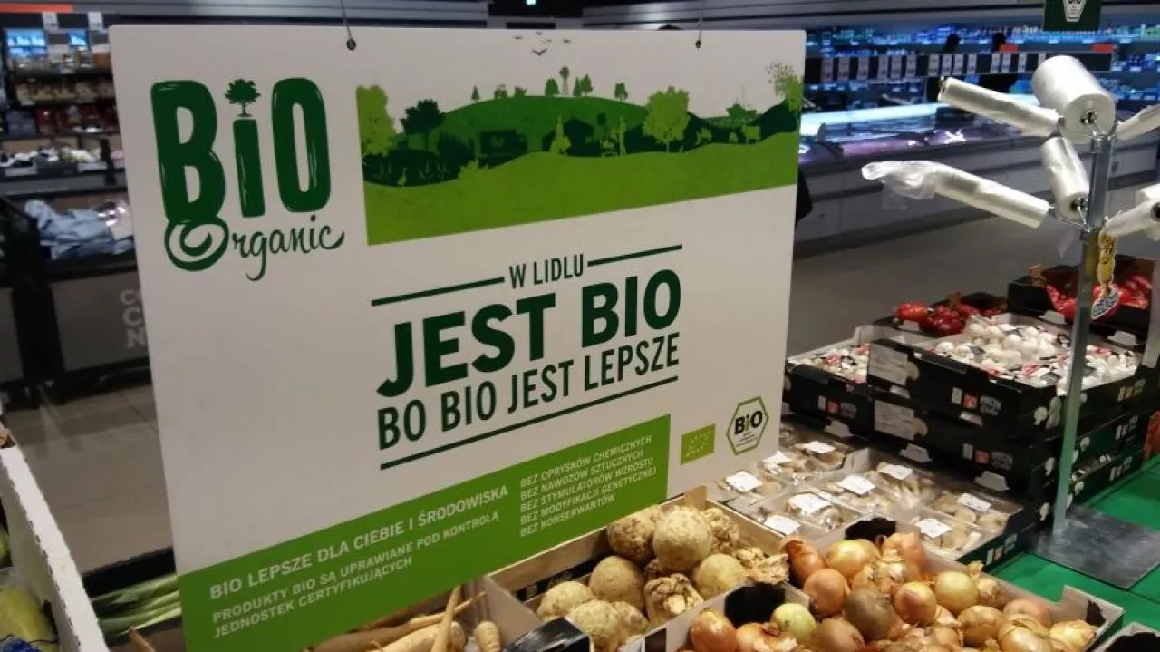 Stoisko Bio w sklepie sieci Lidl (materiały własne)