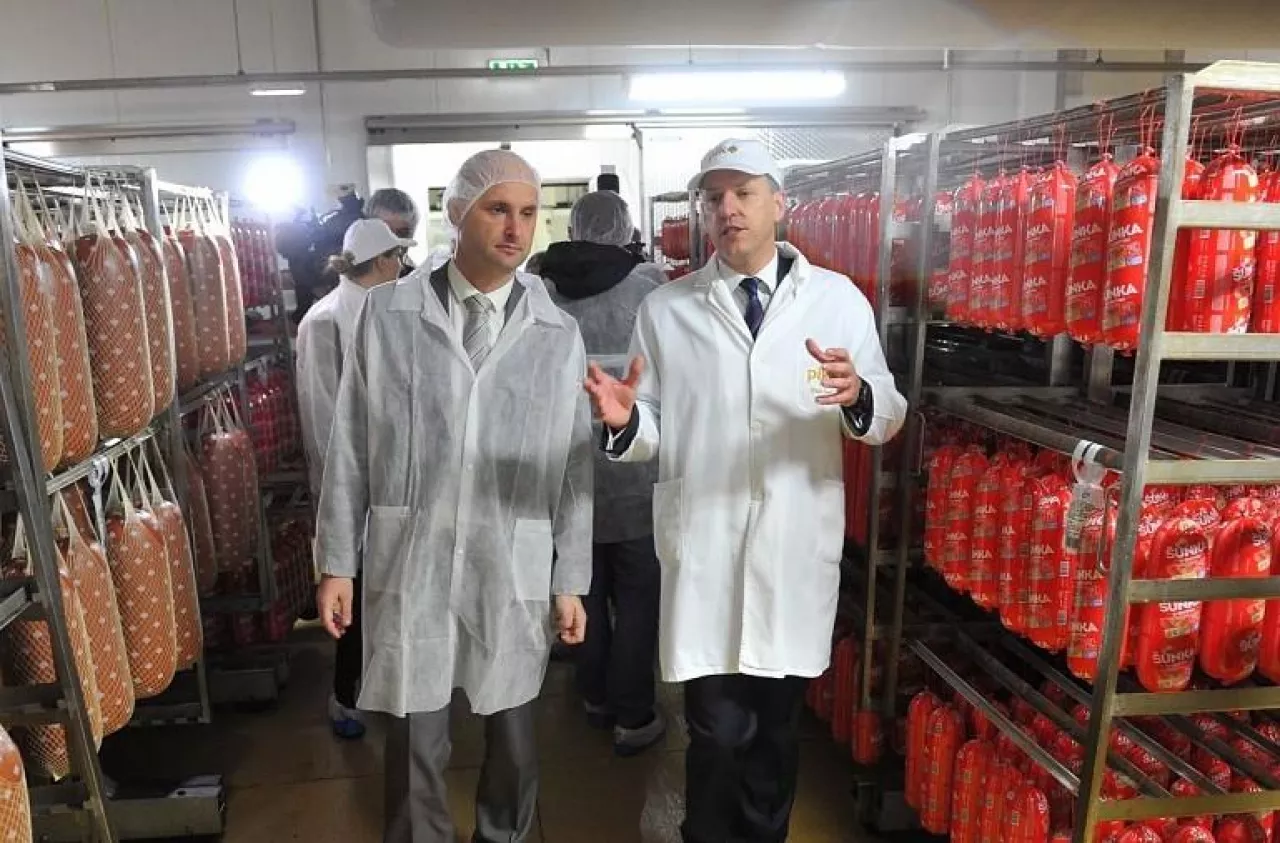 Wizyta urzędników UE w zakładach mięsnych PIK Vrbovec  (materiały prasowe)