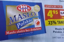Przy zakupie masła w Biedronce w promocyjnej cenie obowiązuje limit trzech opakowań na paragon (fot. wiadomoscihandlowe.pl, za gazetką Biedronki)