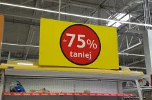 Na zdj. rabat w hipermarkecie Tesco (fot. wiadomoscihandlowe.pl)
