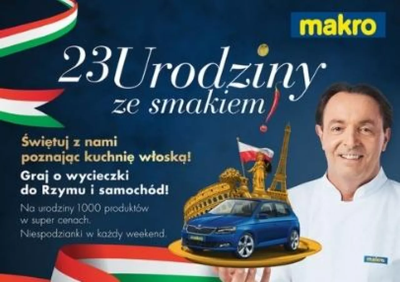 Z okazji urodzin Makro Polska przygotowało ofertę, która będzie się zmieniać co dwa tygodnie ()
