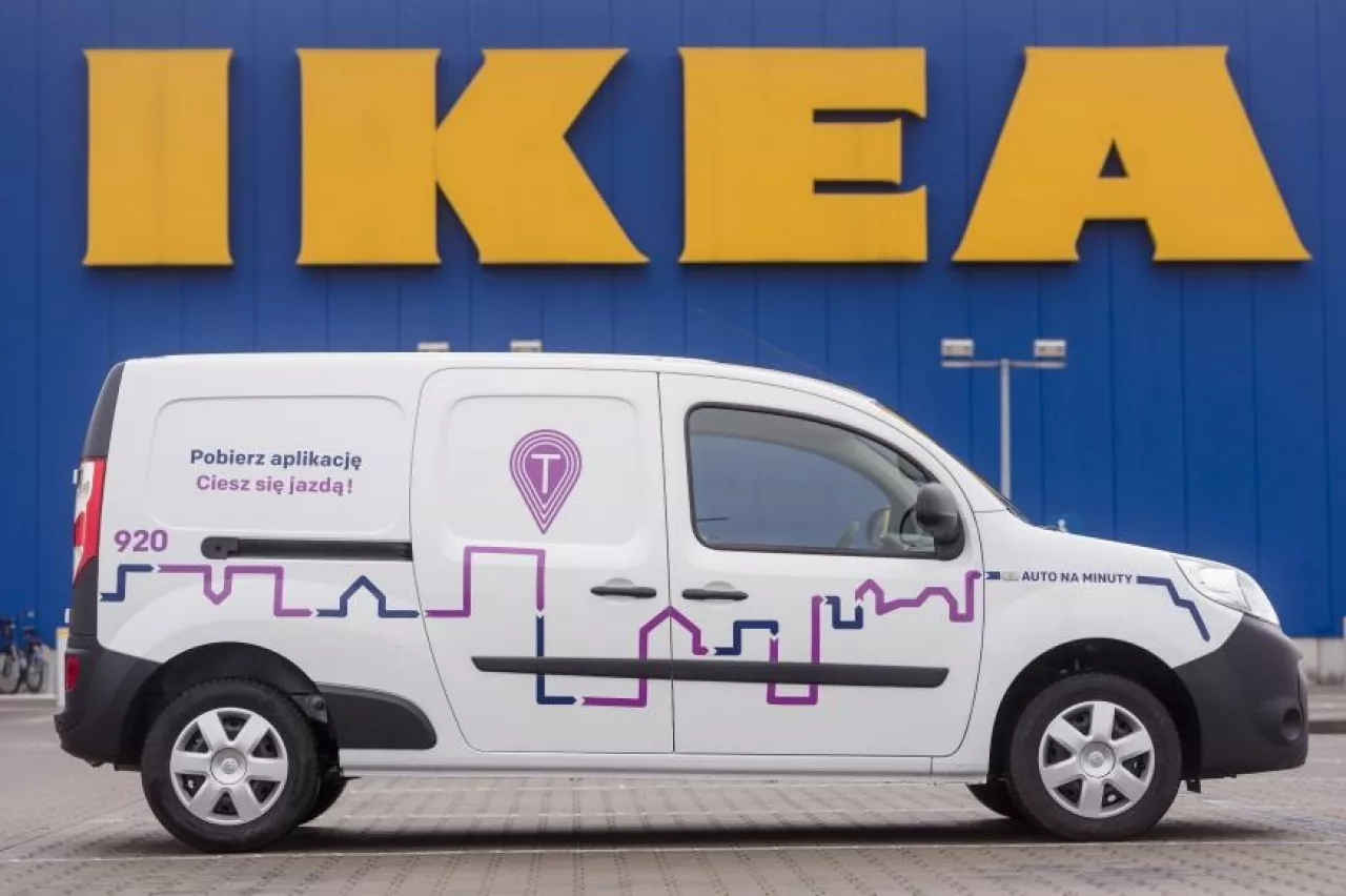 Do samochodów wypożyczanych na minuty ma zmieścić się każdy mebel dostępny w sklepie IKEA (fot. materiały prasowe)