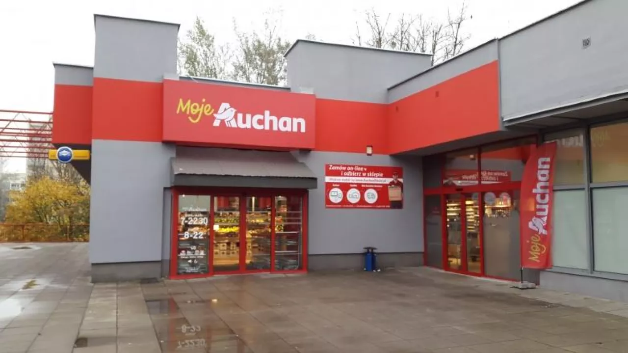 Na zdj. pierwszy sklep convenience Moje Auchan w Polsce (fot. wiadomoscihandlowe.pl)