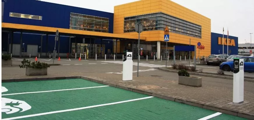 Ikea inwestuje w ładowarki dla samochodów elektrycznych