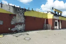 Spalony sklep Biedronki w Ostrowcu Świętokrzyskim (Wiadomości Handlowe)