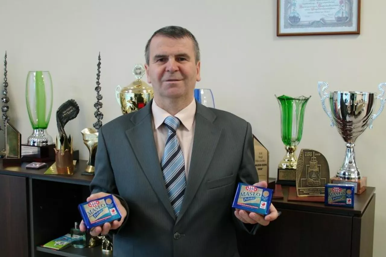 Dariusz Sapiński, prezes i twórca sukcesu firmy Mlekovita (fot. Wiadomości Handlowe)
