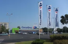 Nowe centrum Carrefoura będzie obsługiwało sklepy w Łodzi i okolicach. Na zdj.: hipermarket Carrefour w Łodzi, Al. Bandurskiego (fot. Konrad Kaszuba)