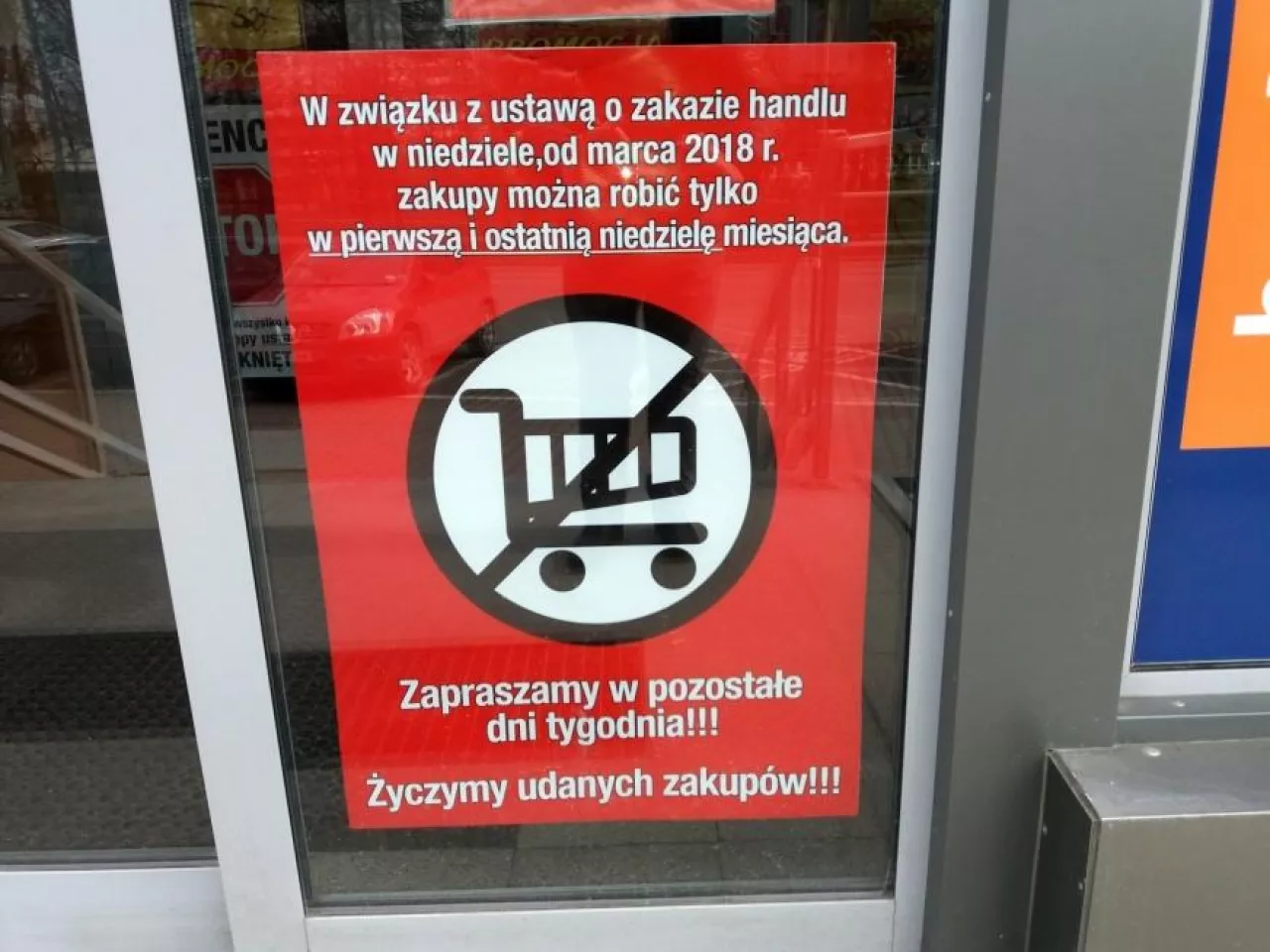 Za nami pierwsza niedziela z zakazem handlu. Kolejna już 18 marca (fot. wiadomoscihandlowe.pl)