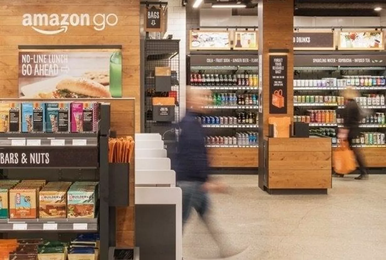 Na zdj. sklep Amazon Go (fot. materiały prasowe, Amazon)