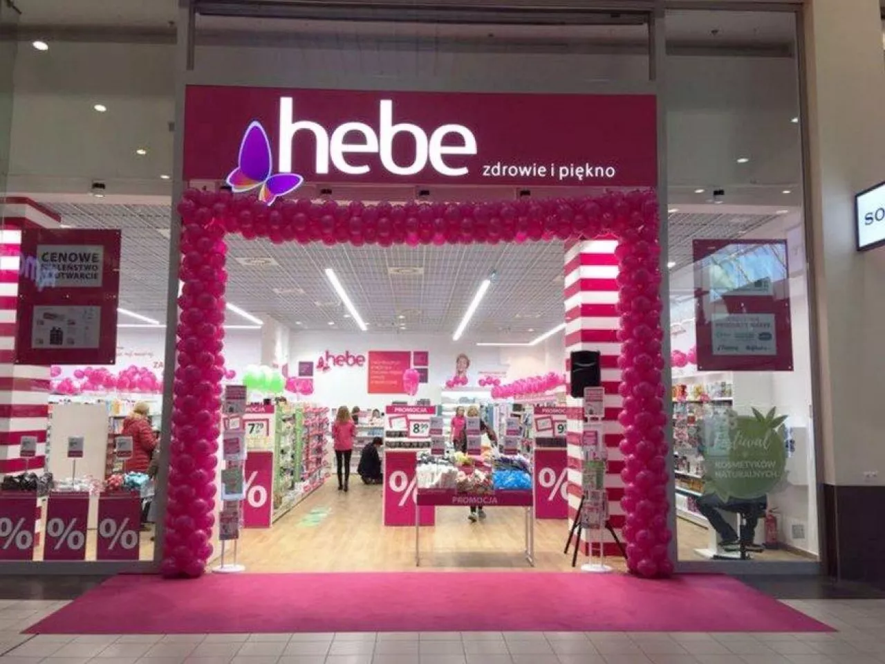 Nowy sklep sieci drogerii Hebe został otwarty w Pasażu Łódzkim (fot. materiały prasowe)