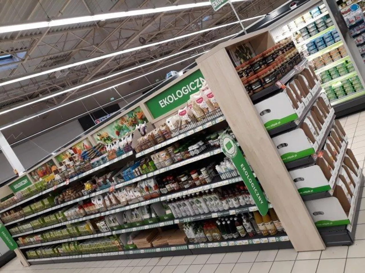 Strefa ze zdrową żywnością w hipermarkecie E.Leclerc w Rzeszowie (materiały prasowe)