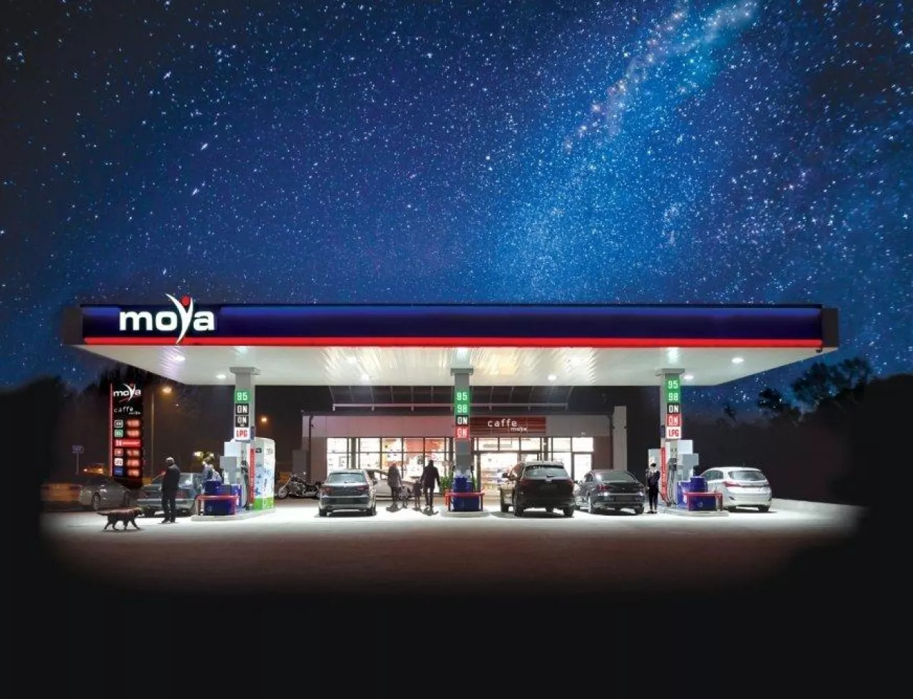Stacja paliw Moya w Warszawie (materiały prasowe)
