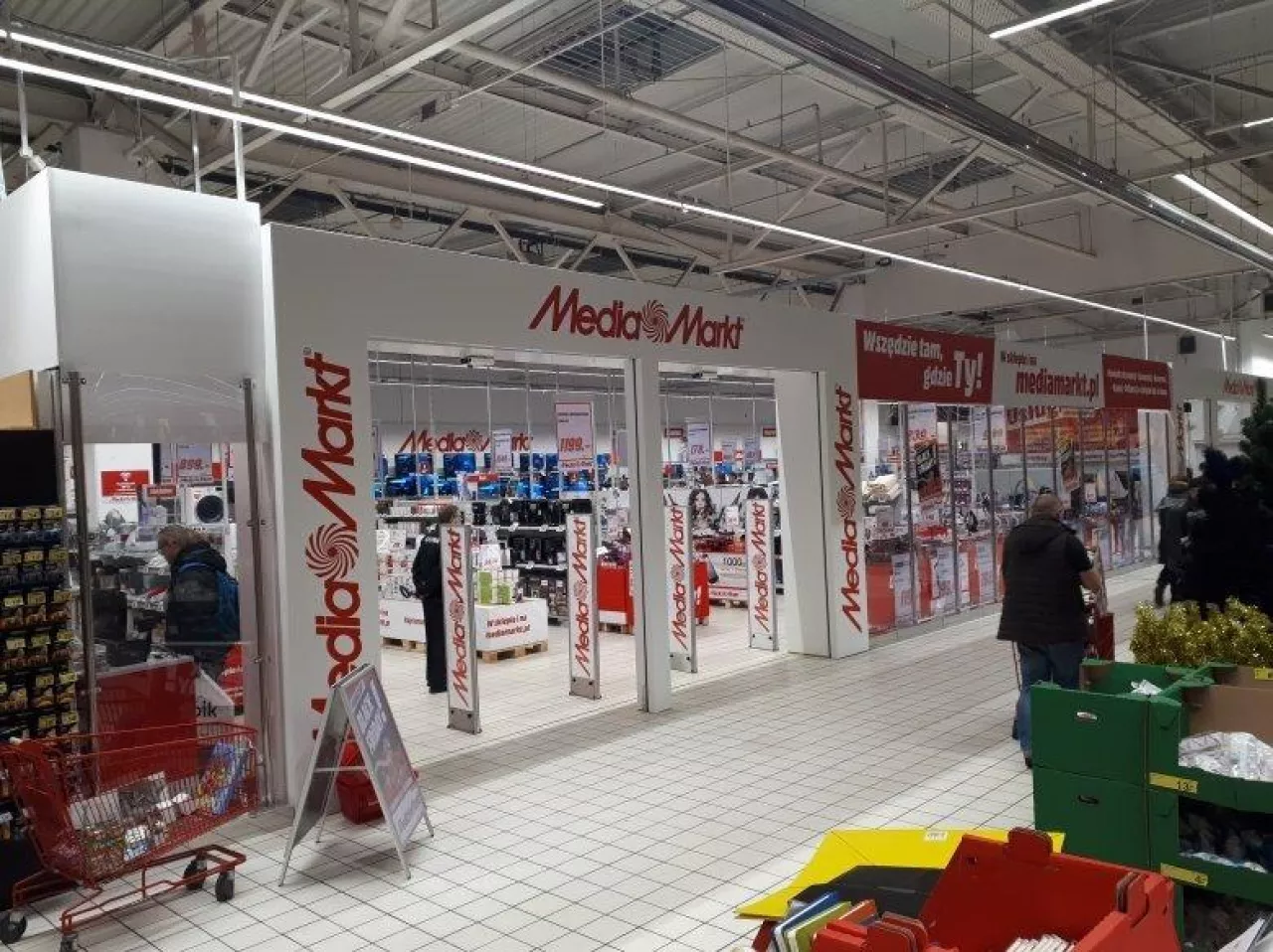 Sklep Miedia Markt w hipermarkecie Carrefour Warszawa Wileńska - 2