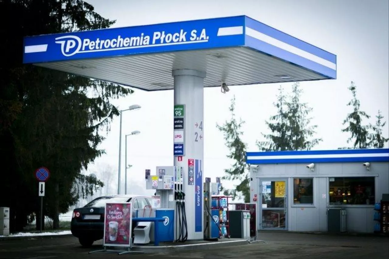 Stacja Petrochemia Płock w Bodzanowie koło Płocka (fot. PKN Orlen/Twitter)