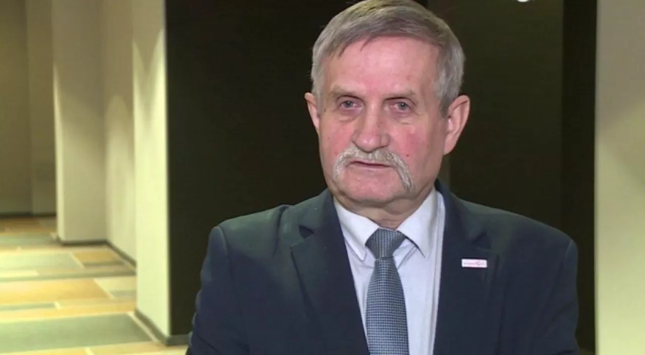 Karol Krajewski, doradca ministra rolnictwa w Gabinecie Politycznym MRiRW (screen za: Newseria)