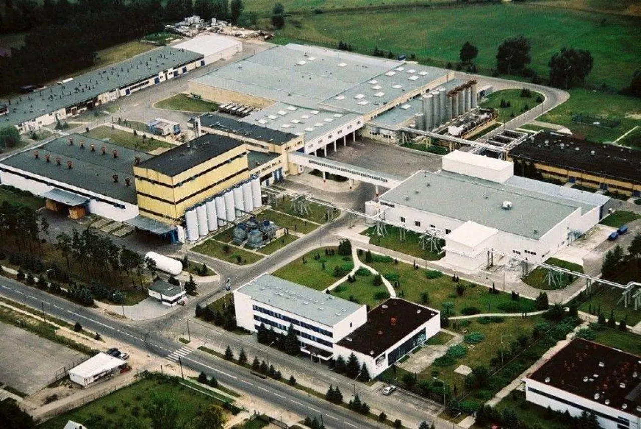 Należąca do firmy Hochland Polska fabryka serów w Węgrowie (Fot. Archiwum)