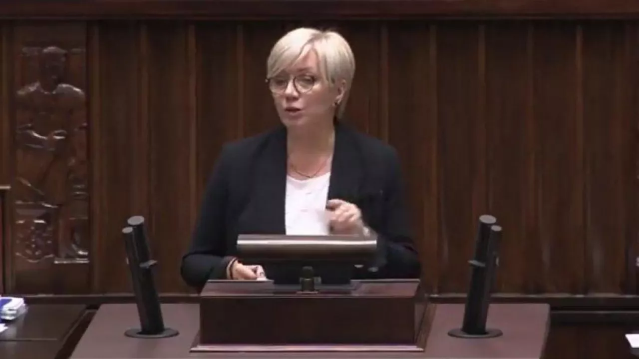 Julia Przyłębska, prezes Trybunału Konstytucyjnego (fot. archiwum transmisji Sejmu)
