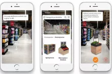 Dzięki aplikacji AR Shopfitting meble mogą być tak dopasowane do wnętrza sklepu, jakby były zrobione na zamówienie. W aplikacji detalista może wybierać spośród szerokiej oferty regałów sklepowych. Każdy mebel można ”przymierzyć”, obrócić i sprawdzić, jak wpisuje się w otoczenie. (fot. materiały prasowe partnera)