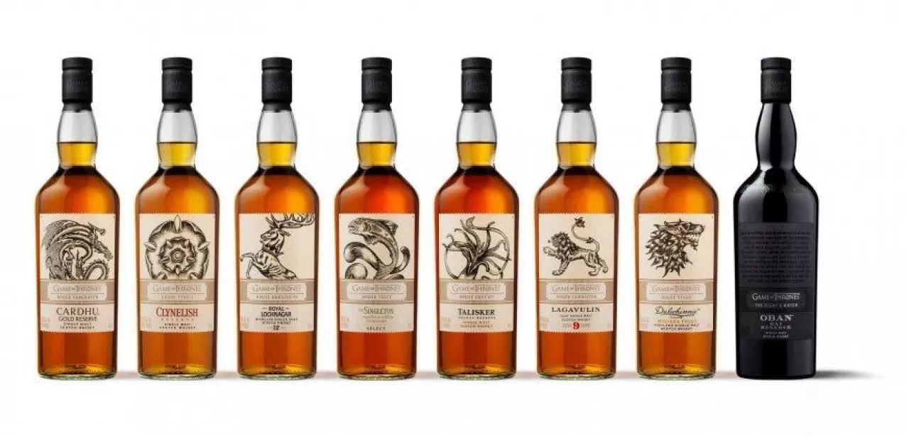 Szkockie whisky single malt inspirowane serialem „Gra o Tron”  (Diageo)