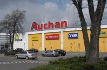 Hipermarket Auchan, CH Tulipan, Łódź, Al. Piłsudskiego, źródło: Archiwum Wiadomości Handlowych (fot. Konrad Kaszuba)