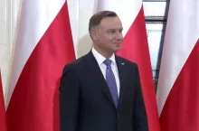 Prezydent Andrzej Duda podczas uroczystości powołania Rady ds. Przedsiębiorczości (fot. za: prezydent.pl/YouTube)