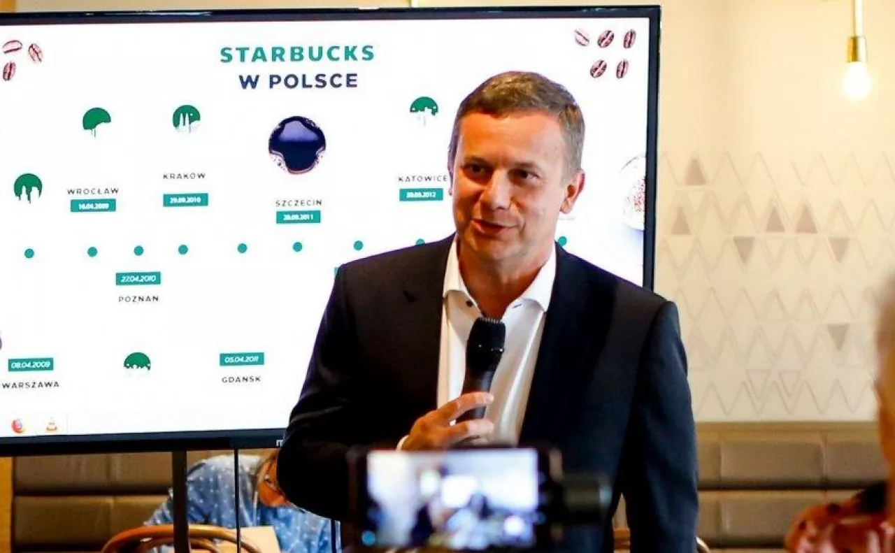 Adam Mularuk, prezydent marki Starbucks CE w firmie AmRest Coffee. (AmRest)