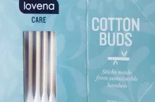 Bambusowe patyczki higieniczne marki własnej Lovena sieci Netto Polska (Netto Polska)