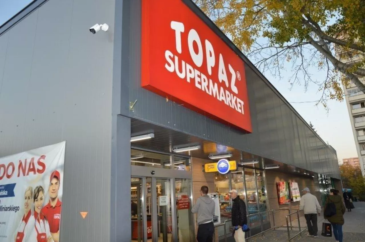 Supermarket sieci Topaz w Warszawie (materiały własne)