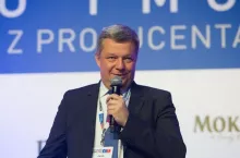 Jacek Owczarek, członek zarządu Grupy Eurocash podczas Kongresu Rynku FMCG (fot. wiadomoscihandlowe.pl)