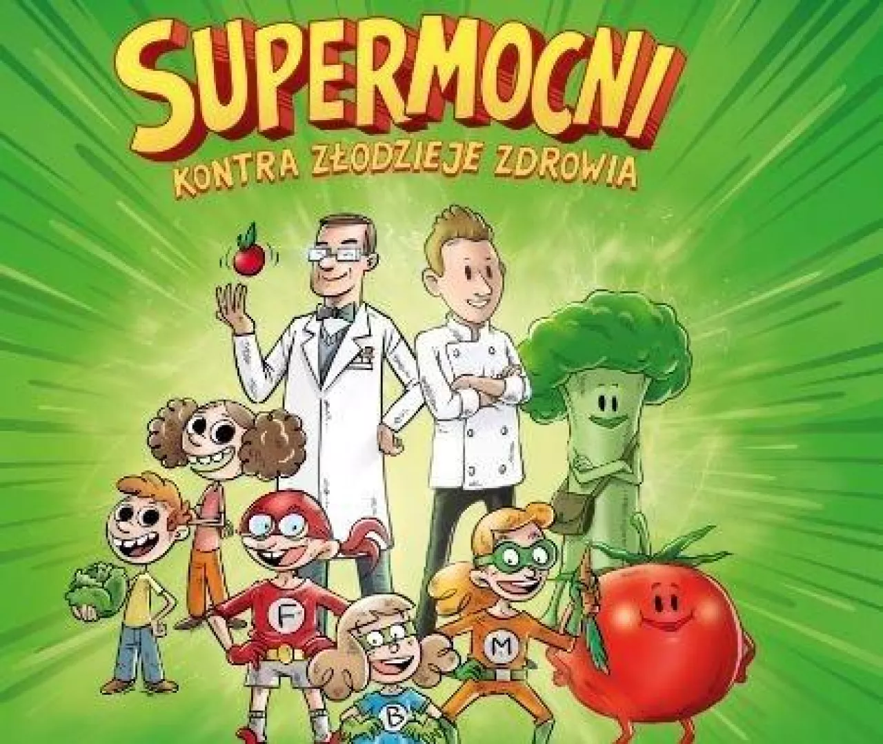 Komiks „Supermocni kontra złodzieje zdrowia” od Lidla (LIdl Polska)