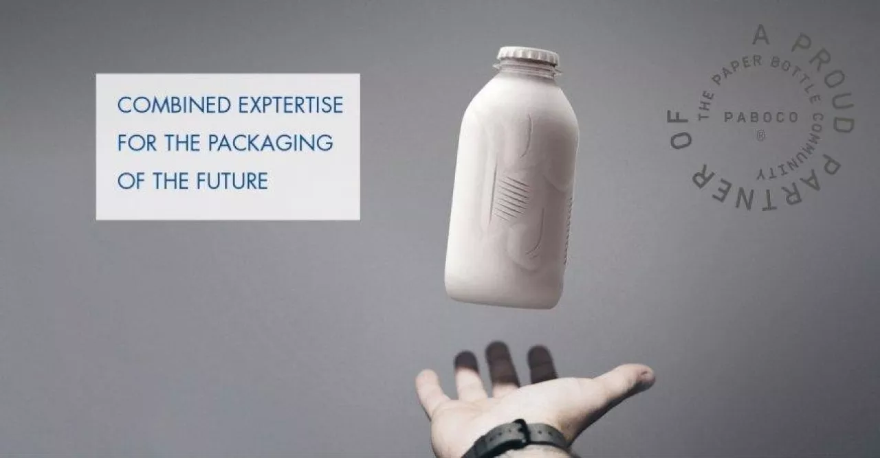 Papierowe butelki mogą niebawem zastąpić plastikowe opakowania (fot. FB ALPLA Group)
