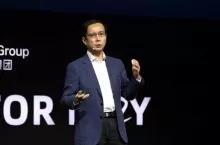 Daniel Zhang, dyrektor generalny Alibaby, podczas Dnia Inwestora 2019 (fot. materiały prasowe, Alibaba)