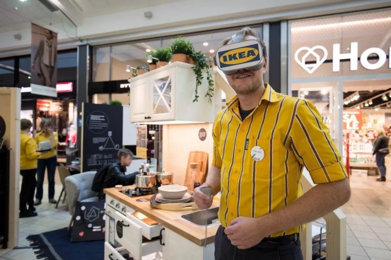 Na zdj. showroom sieci Ikea w krakowskim centrum M1 (fot. materiały prasowe, Ikea)