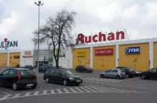 Hipermarket Auchan, CH Tulipan, Łódź, Al. Piłsudskiego (fot. Konrad Kaszuba)