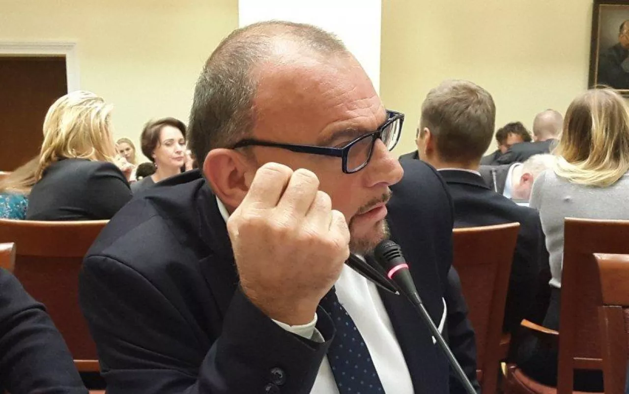 Na zdj. Alfred Bujara, szef handlowej Solidarności w Sejmie (fot. wiadomoscihandowe.pl)