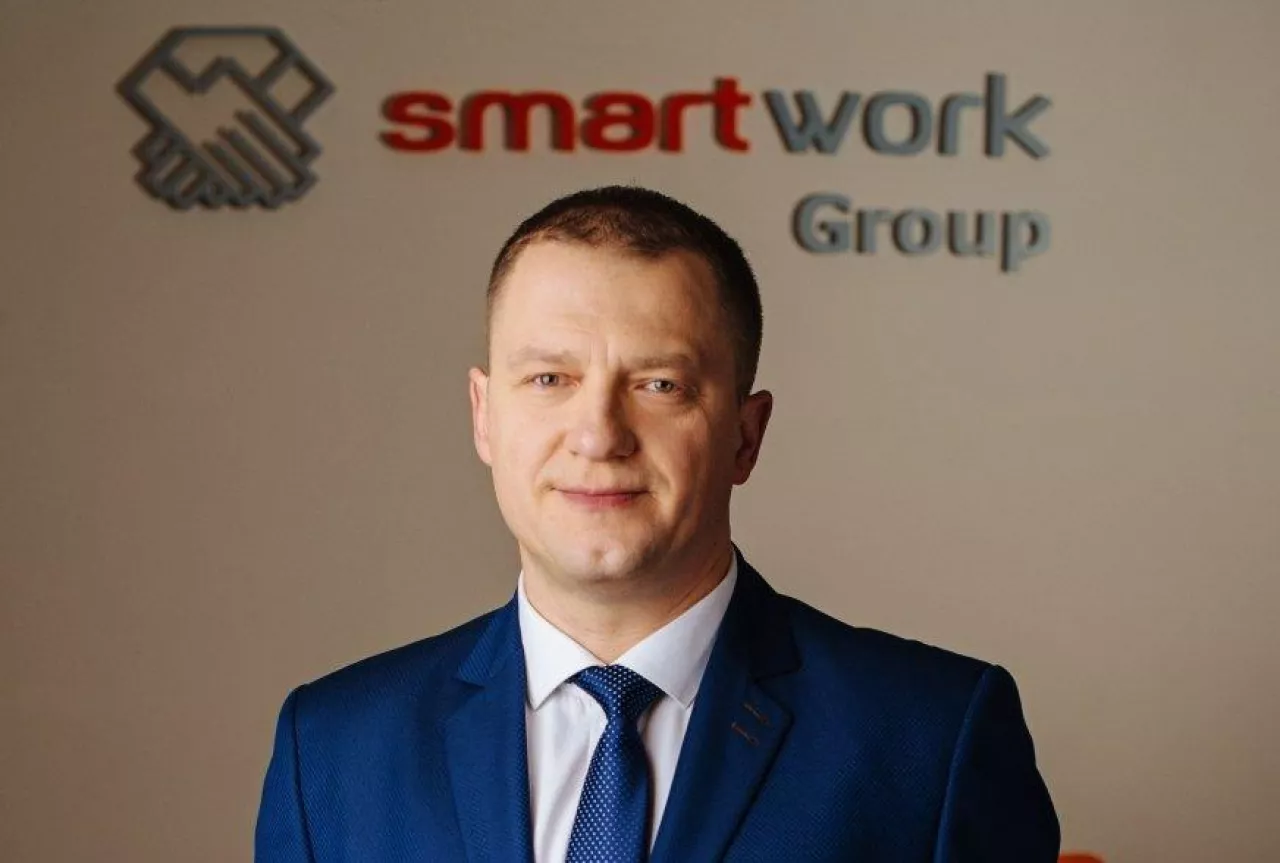 Mariusz Hoszowski, prezes Agencji Pracy Smart Work. (mat. prasowe)